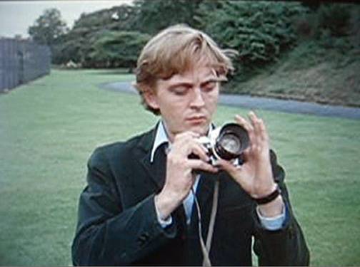 David Hemmings, ready for his “Blow-Up”