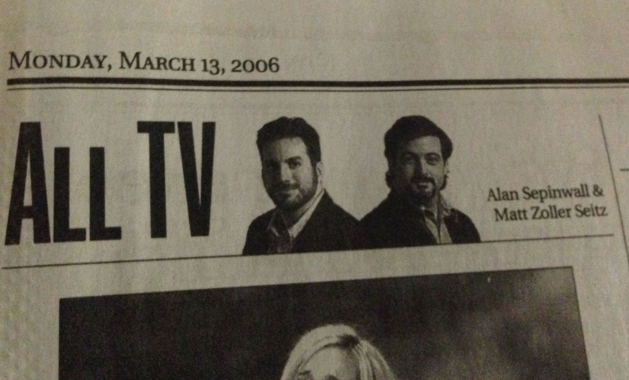 Matt Zoller Seitz and Alan Sepinwall to write anthology of TV history, due in 2016