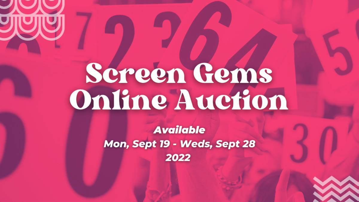Two Days Left to Participate in Screen Gems 2022 Online Auction