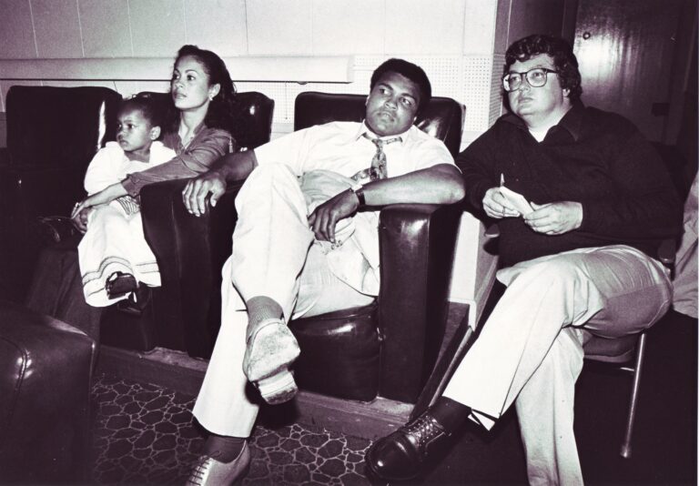 Watching Rocky II with Muhammad Ali