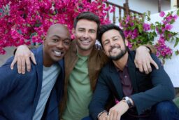 The Avengers of Hunks: Jonathan Bennett, Tyler Hynes, and B.J. Britt on Hallmark’s Groomsmen Trilogy