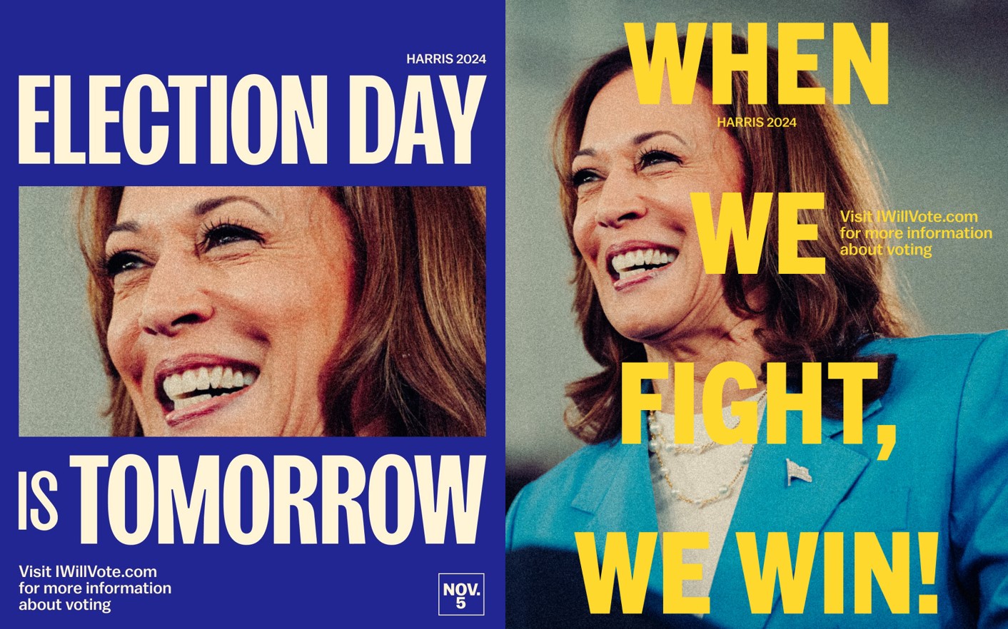 VOTE for KAMALA HARRIS/TIM WALZ (Character Counts)