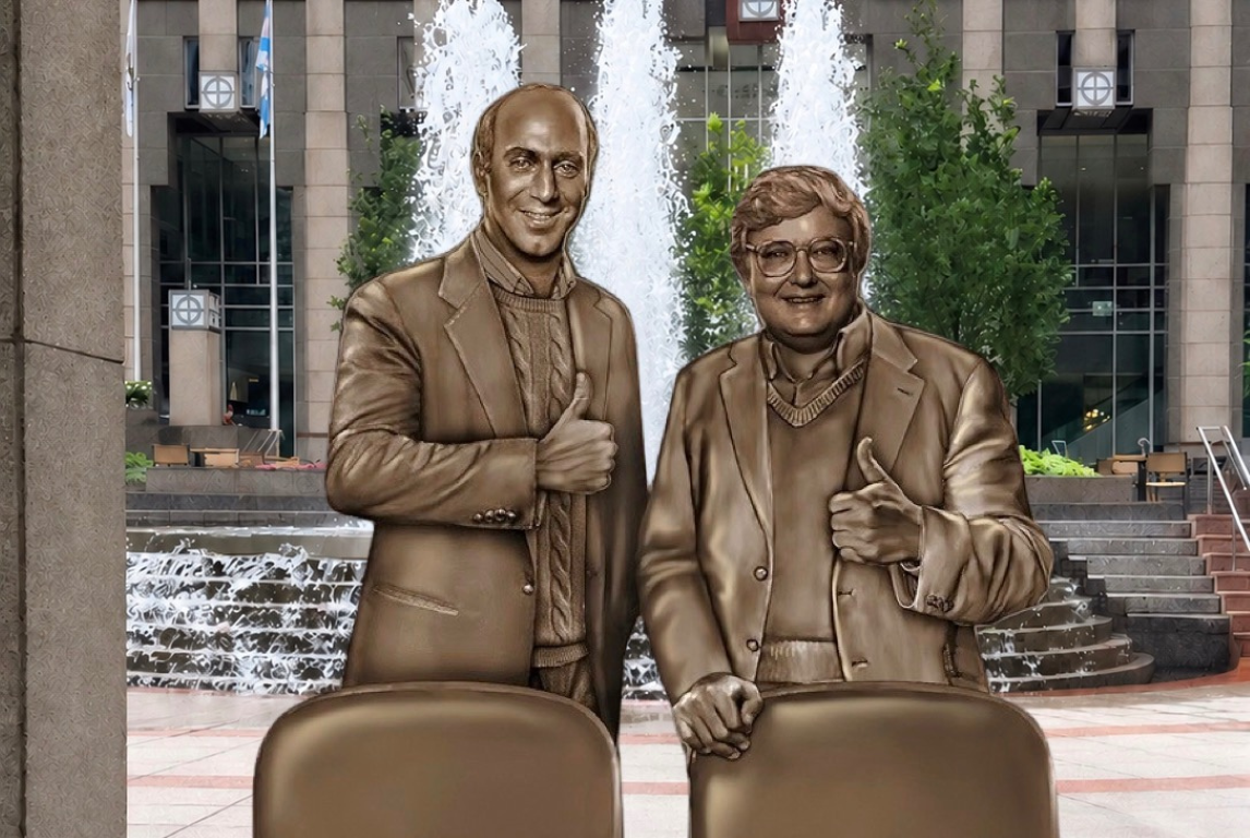 Siskel & Ebert werden mit Bronzestatue in Chicago verewigt